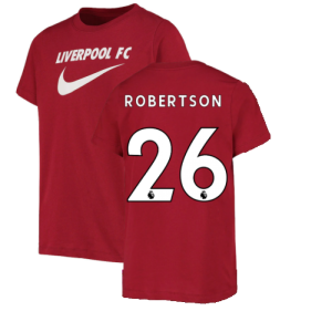 2022-2023 Liverpool Swoosh Tee (Red) (ROBERTSON 26)