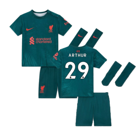 2022-2023 Liverpool Third Little Boys Mini Kit (ARTHUR 29)