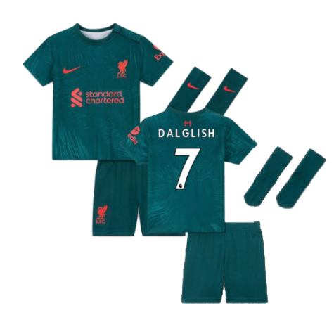 2022-2023 Liverpool Third Little Boys Mini Kit (DALGLISH 7)