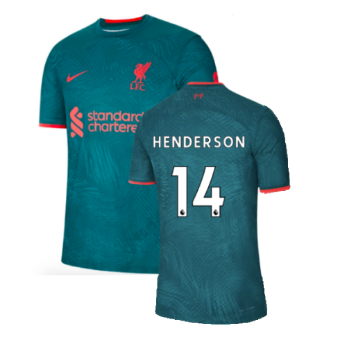 2022-2023 Liverpool Third Match DFADV Vapor Shirt (HENDERSON 14)