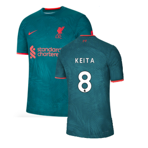 2022-2023 Liverpool Third Match DFADV Vapor Shirt (KEITA 8)