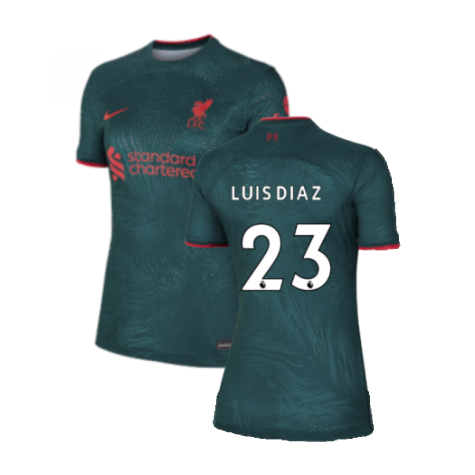 2022-2023 Liverpool Third Shirt (Ladies) (LUIS DIAZ 23)