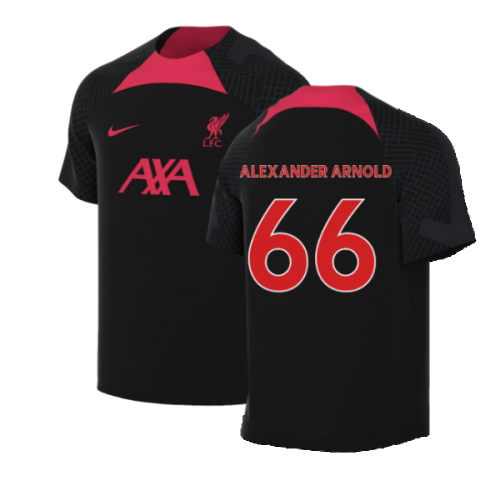 2022-2023 Liverpool Training Shirt (Black) (ALEXANDER ARNOLD 66)