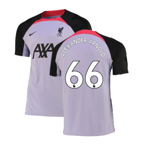 2022-2023 Liverpool Training Shirt (Purple Dawn) (ALEXANDER ARNOLD 66)