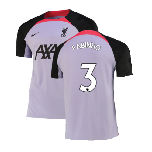 2022-2023 Liverpool Training Shirt (Purple Dawn) (FABINHO 3)