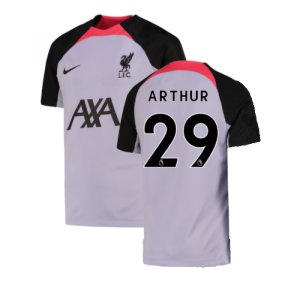 2022-2023 Liverpool Training Shirt (Purple Dawn) - Kids (ARTHUR 29)