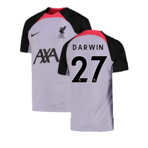 2022-2023 Liverpool Training Shirt (Purple Dawn) - Kids (DARWIN 27)