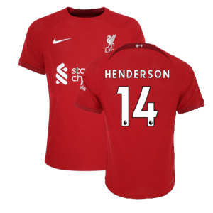 2022-2023 Liverpool Vapor Home Shirt (HENDERSON 14)