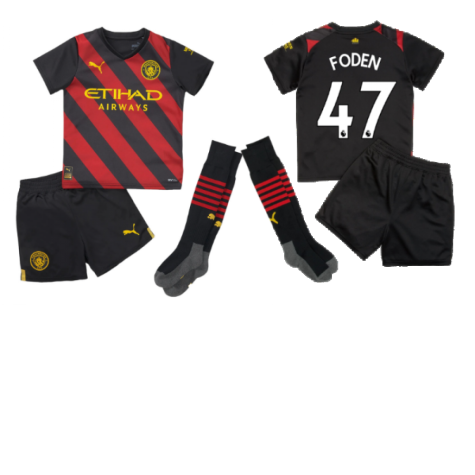 2022-2023 Man City Away Mini Kit (FODEN 47)