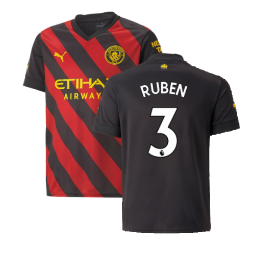 2022-2023 Man City Away Shirt (Kids) (RUBEN 3)