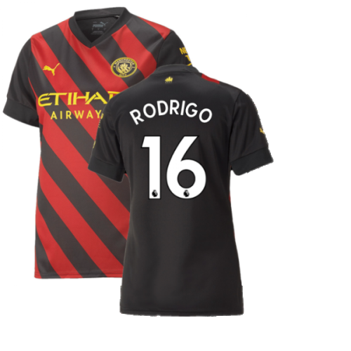 2022-2023 Man City Away Shirt (Ladies) (RODRIGO 16)