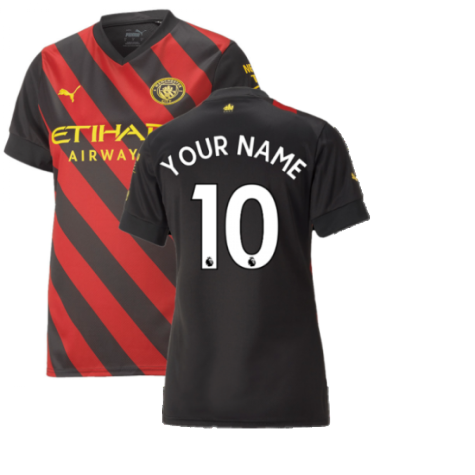 2022-2023 Man City Away Shirt (Ladies) (Your Name)