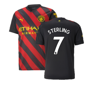 2022-2023 Man City Away Shirt (STERLING 7)