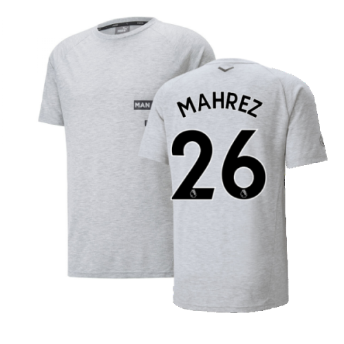 2022-2023 Man City Casuals Tee (Light Grey) (MAHREZ 26)