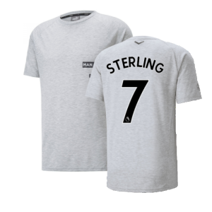 2022-2023 Man City Casuals Tee (Light Grey) (STERLING 7)