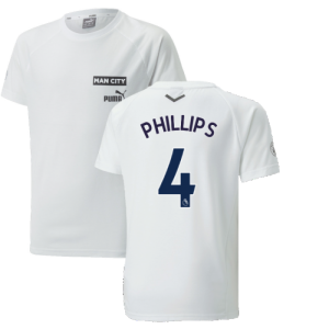 2022-2023 Man City Casuals Tee (White) - Kids (PHILLIPS 4)