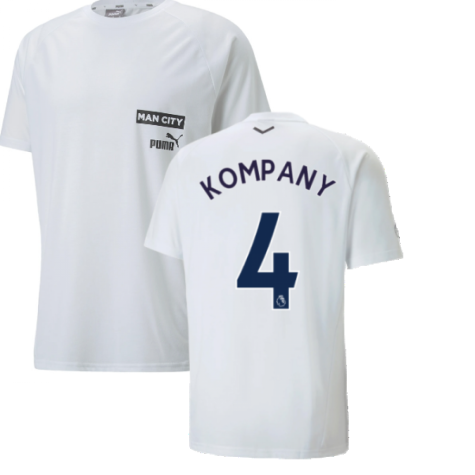 2022-2023 Man City Casuals Tee (White) (KOMPANY 4)