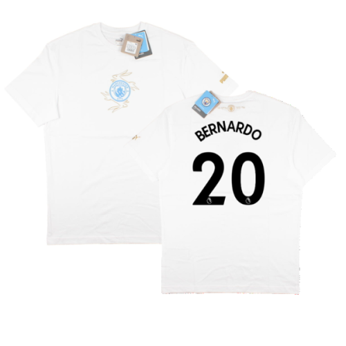 2022-2023 Man City Chinese New Year Tee (White) (Bernardo 20)