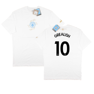 2022-2023 Man City Chinese New Year Tee (White) (Grealish 10)