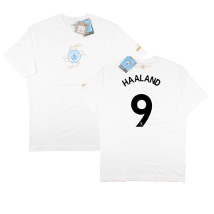 2022-2023 Man City Chinese New Year Tee (White) (Haaland 9)