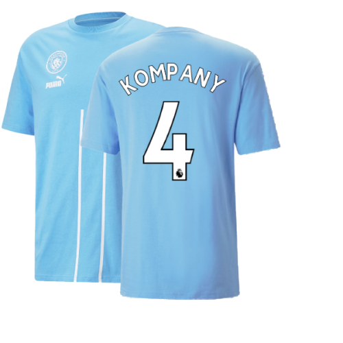 2022-2023 Man City FtblCulture Tee (Blue) (KOMPANY 4)