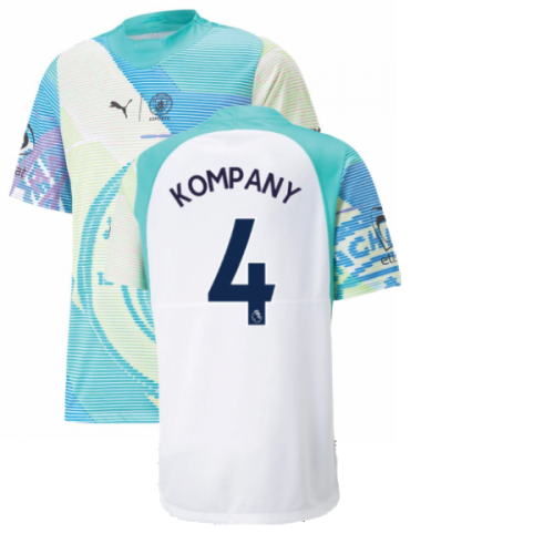 2022-2023 Man City Gameday Jersey (White) (KOMPANY 4)