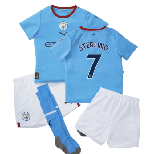 2022-2023 Man City Home Mini Kit (STERLING 7)