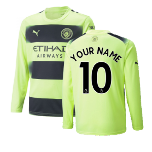 2022-2023 Man City Long Sleeve Third Shirt