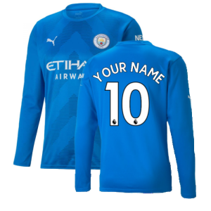 2022-2023 Man City LS Goalkeeper Shirt (Electric Blue)