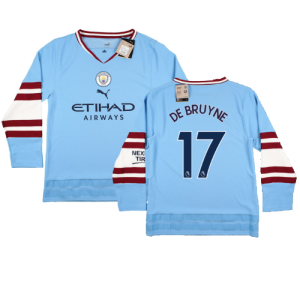 2022-2023 Man City Oversize Winter Jersey (De Bruyne 17)