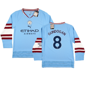 2022-2023 Man City Oversize Winter Jersey (Gundogan 8)