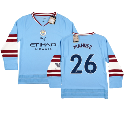 2022-2023 Man City Oversize Winter Jersey (Mahrez 26)