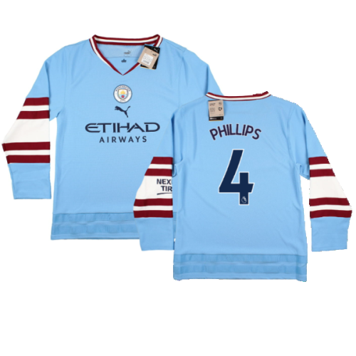 2022-2023 Man City Oversize Winter Jersey (Phillips 4)