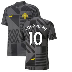 2022-2023 Man City Pre-Match Jersey (Black)