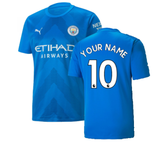 2022-2023 Man City SS Goalkeeper Shirt (Electric Blue)