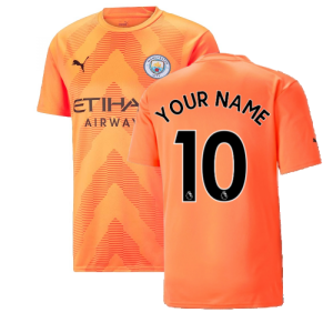 2022-2023 Man City SS Home Goalkeeper Shirt (Neon Citrus)