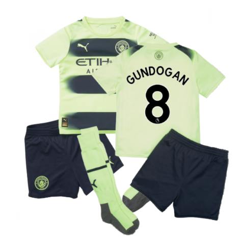 2022-2023 Man City Third Mini Kit (GUNDOGAN 8)