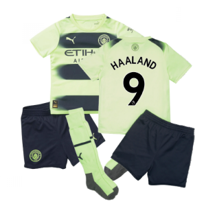 2022-2023 Man City Third Mini Kit (HAALAND 9)