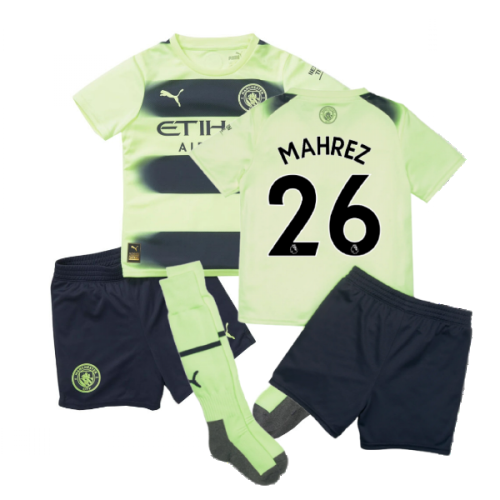 2022-2023 Man City Third Mini Kit (MAHREZ 26)