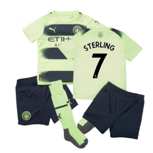 2022-2023 Man City Third Mini Kit (STERLING 7)