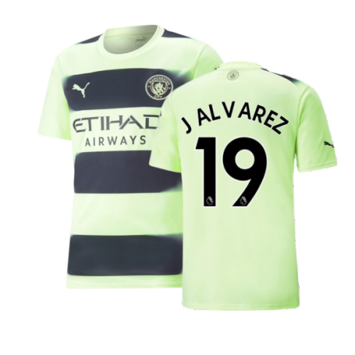 2022-2023 Man City Third Shirt (J ALVAREZ 19)