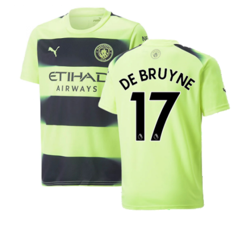 2022-2023 Man City Third Shirt (Kids) (DE BRUYNE 17)