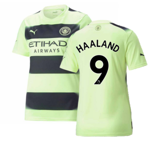 2022-2023 Man City Third Shirt (Ladies) (HAALAND 9)