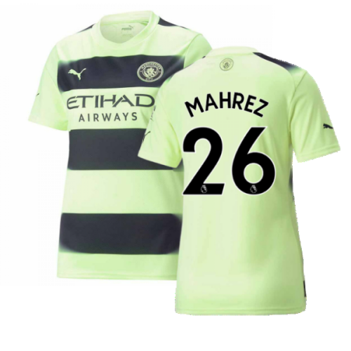 2022-2023 Man City Third Shirt (Ladies) (MAHREZ 26)