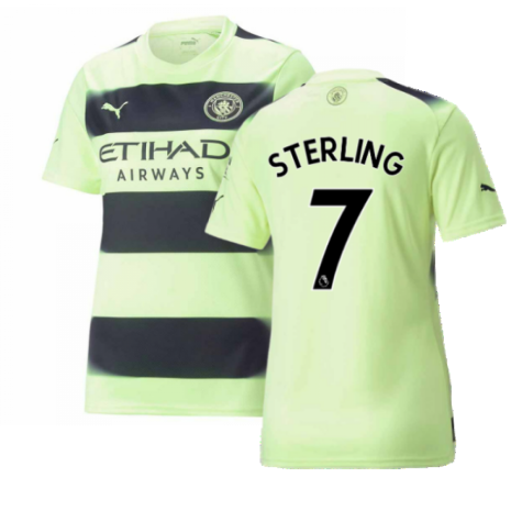 2022-2023 Man City Third Shirt (Ladies) (STERLING 7)