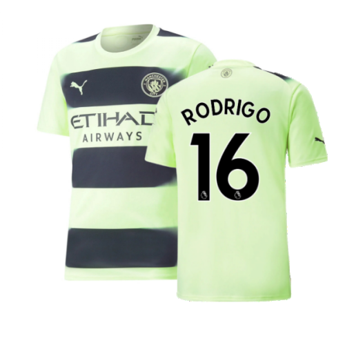 2022-2023 Man City Third Shirt (RODRIGO 16)