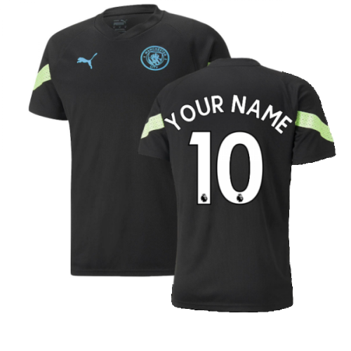 2022-2023 Man City Training Jersey (Black) (Your Name)