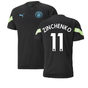 2022-2023 Man City Training Jersey (Black) (ZINCHENKO 11)