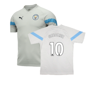 2022-2023 Man City Training Jersey (Grey Violet) (Grealish 10)