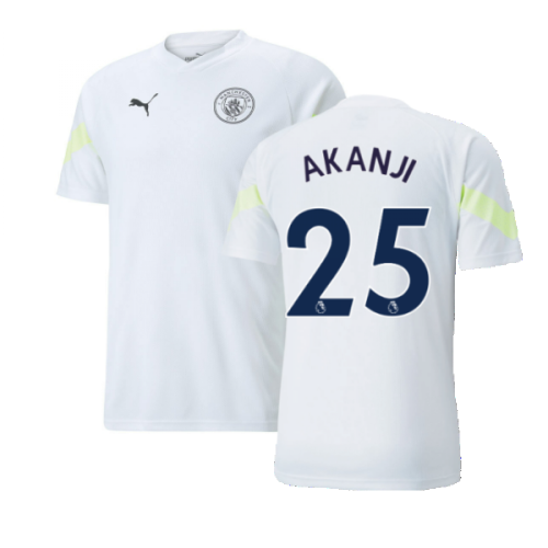 2022-2023 Man City Training Jersey (White) (AKANJI 25)